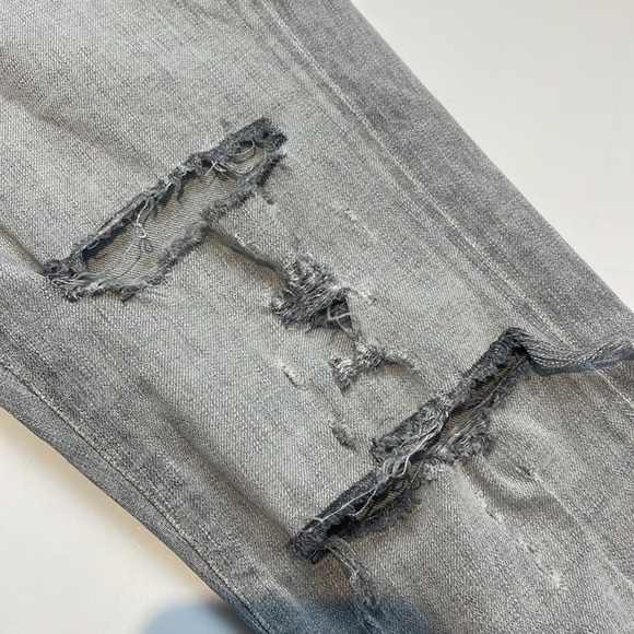 Agolde Jeans Sophie High Rise Crop Distressed Skinny Size 27 - Picture 9 of 16